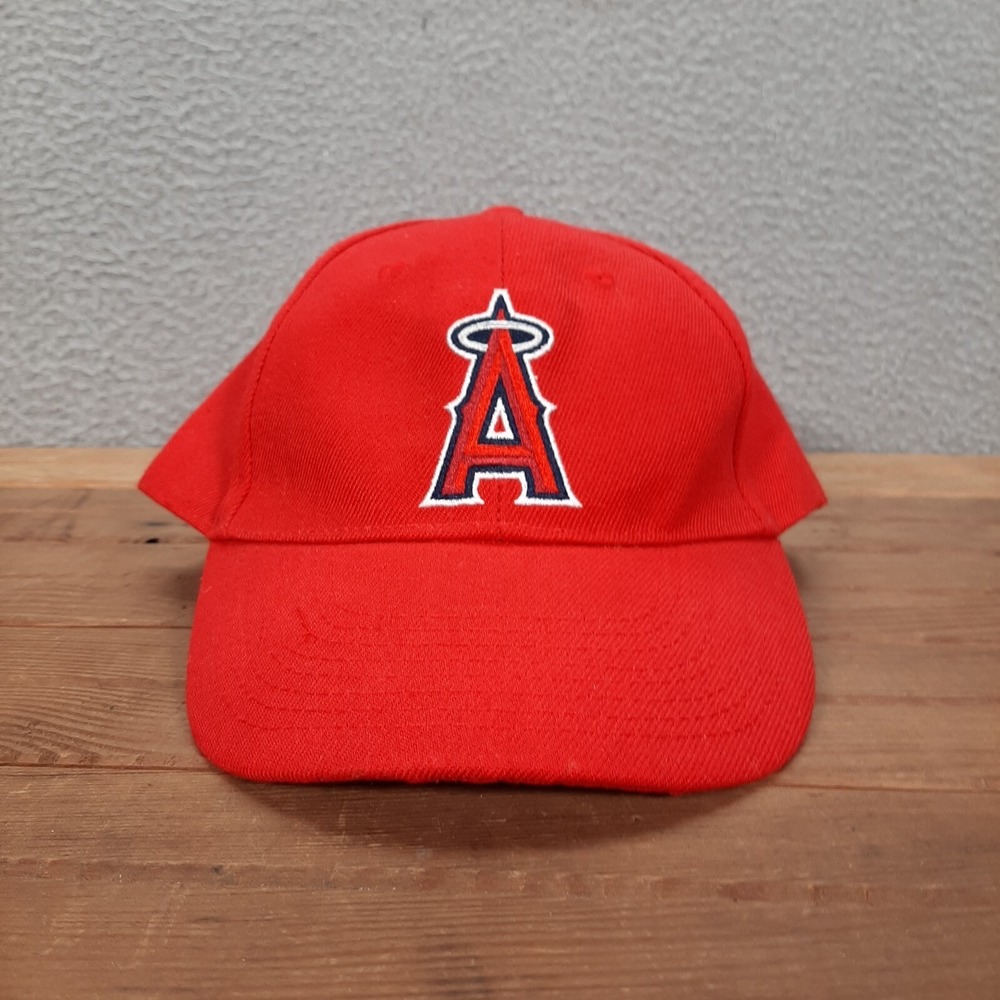 Los Angeles Angels Hat Adult‎ Red Adjustable Baseball Cap MLB California Sports